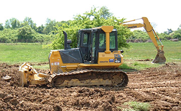 M & C Enterprises, excavating and landscape grading