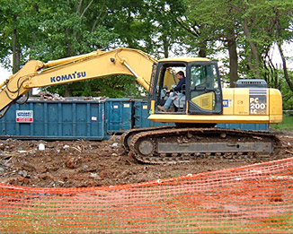 M & C Enterprises, excavator